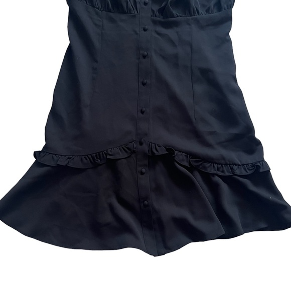 Self-Tie-Strap Ruffle Mini Dress - Picture 5 of 6